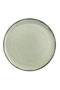 Hermia MOD12Y1730P03 Vajilla de Porcelana Verde 12 Piezas para 4 Personas Apta Microondas y Lavavajillas Elegante y Duradera